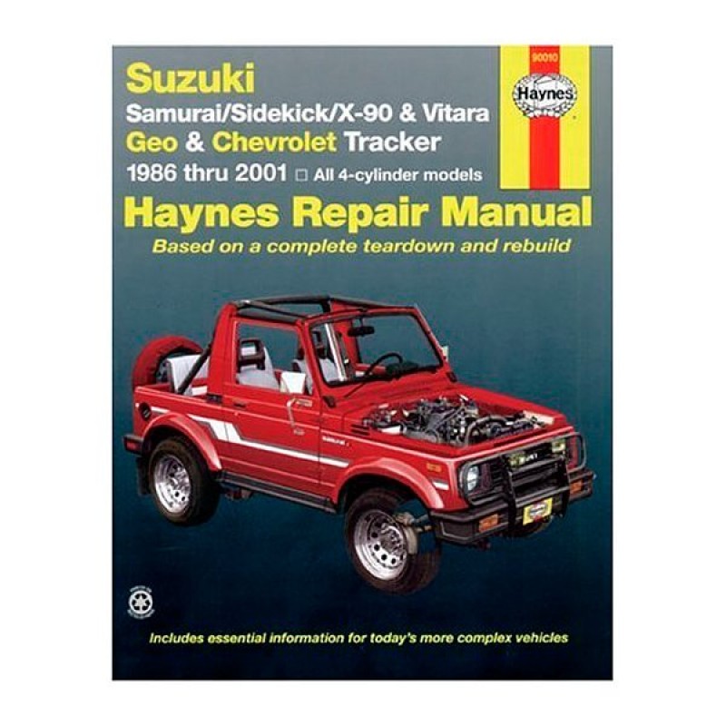 download Suzuki Sidekick workshop manual