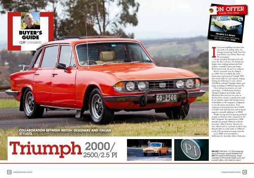 download TRIUMPH 2.5 PI workshop manual