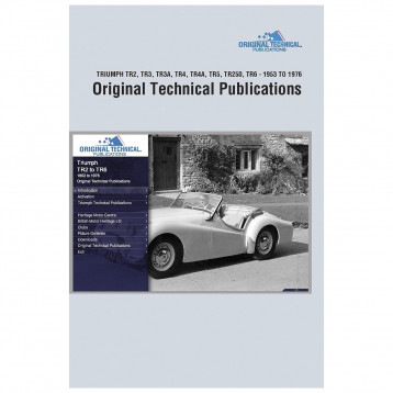 download TRIUMPH TR2 TR3 TR3A TR4 workshop manual