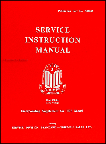 download TRIUMPH TR2 TR3 TR3A TR4 workshop manual