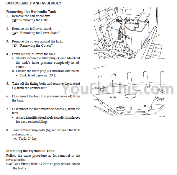 download Takeuchi TB025 TB030 TB035 Compact Excavator able workshop manual