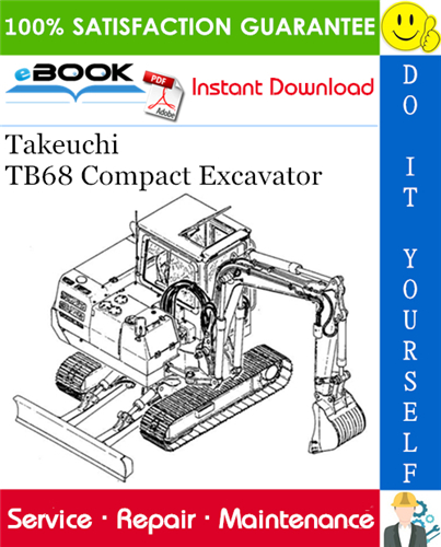 download Takeuchi TB125 TB135 TB145 Compact Excavator able workshop manual