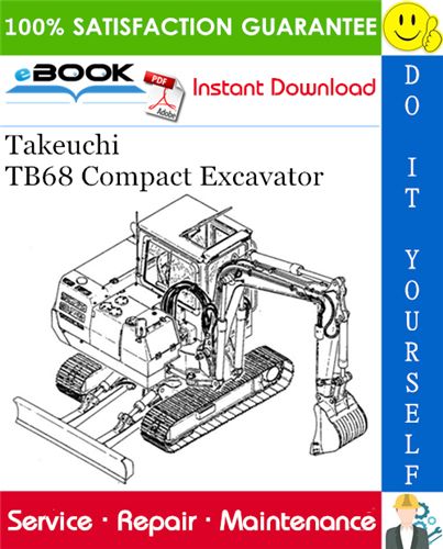 download Takeuchi TB68 Compact Excavator able workshop manual