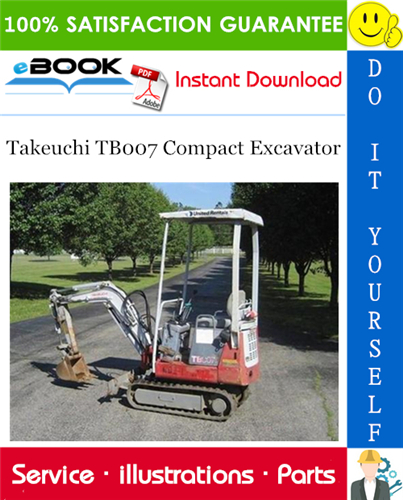 download Takeuchi TB800 Compact Excavator able workshop manual