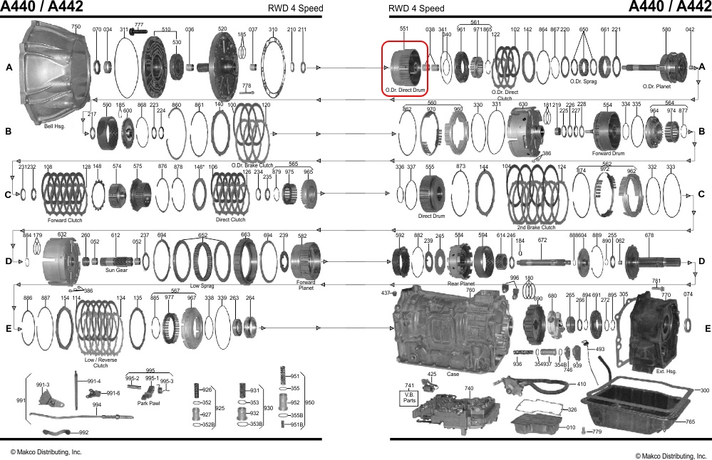 download Toyota A442F Automatic Transmission manual workshop manual