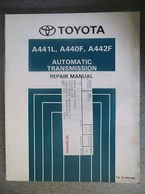 download Toyota A442F Automatic Transmission manual workshop manual