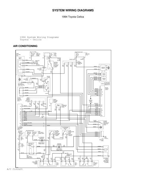 download Toyota Celica workshop manual