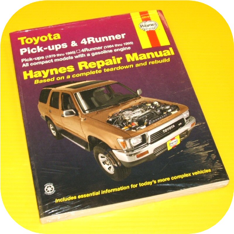 download Toyota Pickup 4 Runner workshop manual
