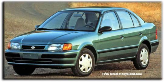 download Toyota Tercel workshop manual