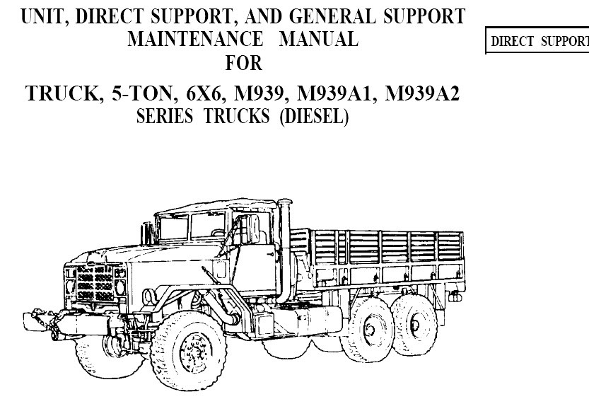 download Truck 5 Ton M939 workshop manual