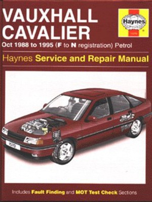 download VAUXHALL CAVALIER SRVICE workshop manual