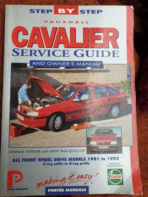 download VAUXHALL CAVALIER SRVICE workshop manual