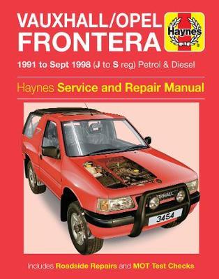 download VAUXHALL FRONTERA workshop manual