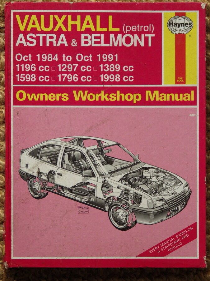 download VAUXHALL OPEL ASTRA BELMONT workshop manual