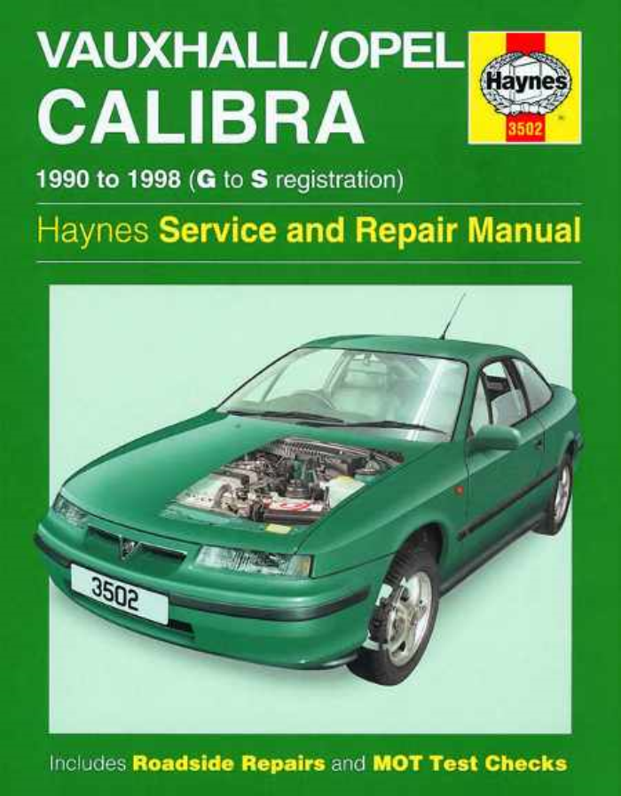 download VAUXHALL OPEL CALIBRA Shop workshop manual