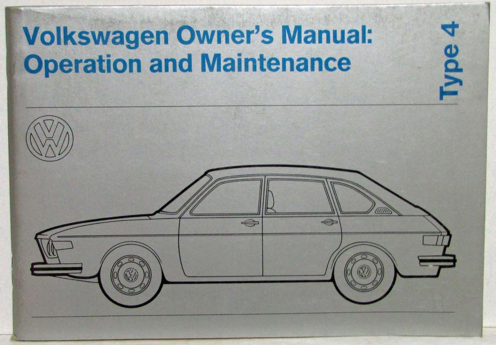 download VOLKSWAGEN 412 workshop manual