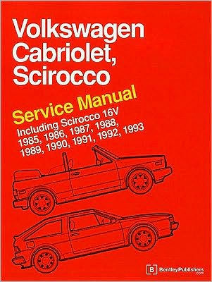 download VOLKSWAGEN CABRIOLET SCIROCCO 93 workshop manual