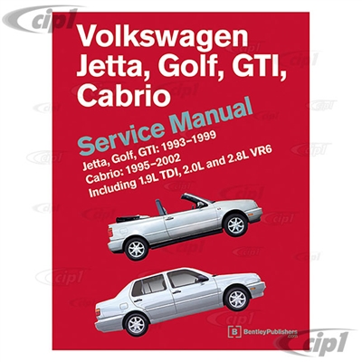 download VOLKSWAGEN CABRIOLET SCIROCCO 93 workshop manual