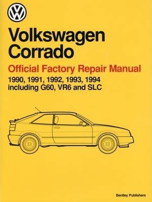 download VOLKSWAGEN CORRADOModels workshop manual