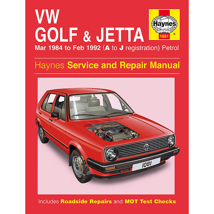 download VOLKSWAGEN GOLF JETTA MK2 1272CC workshop manual