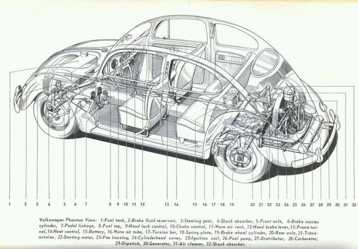 download VOLKSWAGEN VW BEETLE 1200 TYPE 11 14 15 workshop manual