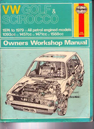 download VOLKSWAGEN VW GOLF MK1 CABRIOLET workshop manual