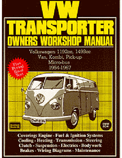 download VOLKSWAGON TRANSPORTER Shop workshop manual