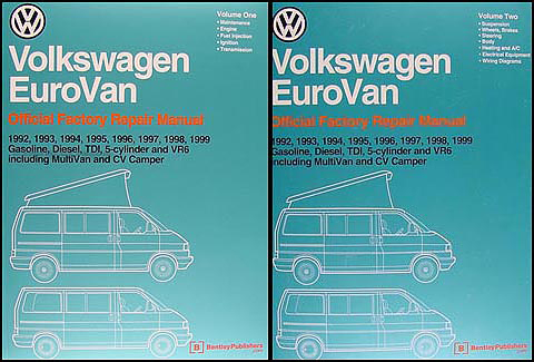 download VOLKSWAGON VW CARAVELLE EUROVAN Shop workshop manual