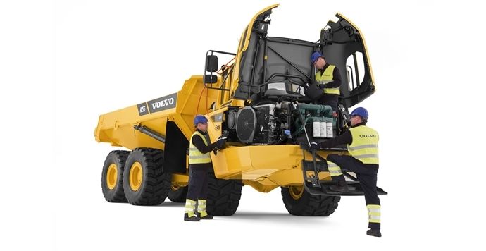 download VOLVO A25G Articulated HAULER able workshop manual