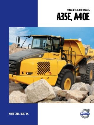 download VOLVO A35E FS Articulated HAULER able workshop manual
