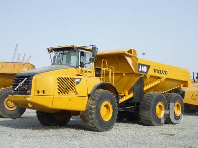 download VOLVO A40D Articulated Dump Truck able workshop manual