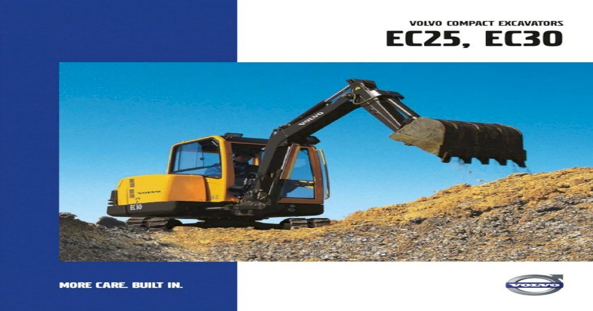 download VOLVO EC30 COMPACT Excavator able workshop manual