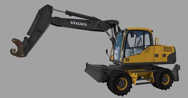 download VOLVO EW160C WHEELED Excavator able workshop manual