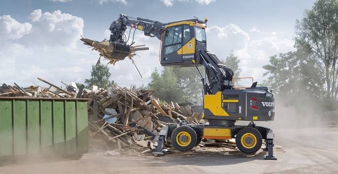 download VOLVO EW160C WHEELED Excavator able workshop manual