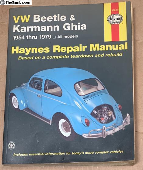 download VW Beetle 54 79 workshop manual