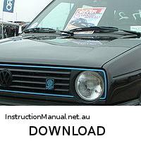 download VW GOLF 2 JETTA 2 1043cc workshop manual