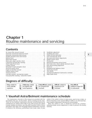 download Vauxhall Belmont workshop manual