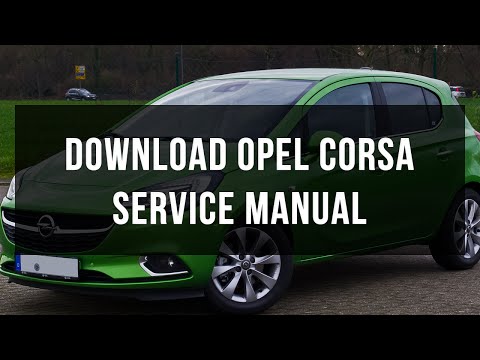 download Vauxhall Corsa Combo workshop manual