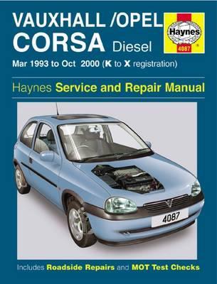 download Vauxhall Opel Corsa Mar 93 Oct 00 K to X workshop manual