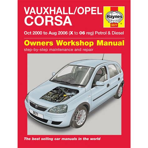 download Vauxhall Opel Corsa Oct 00 Sept 03 X 53 reg workshop manual