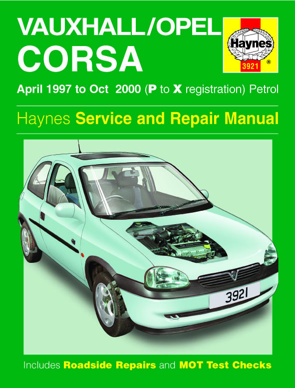 download Vauxhall Opel Corsa P to X Registration workshop manual