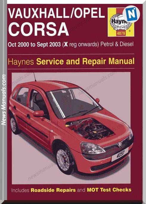 download Vauxhall Opel Corsa P to X Registration workshop manual