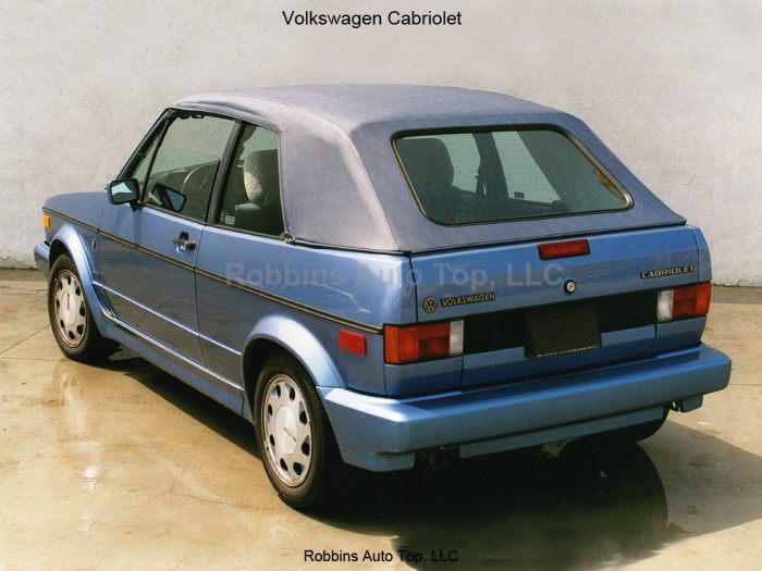 download Volkswagen Cabriolet workshop manual