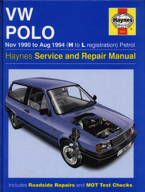 download Volkswagen Polo 90 94 workshop manual