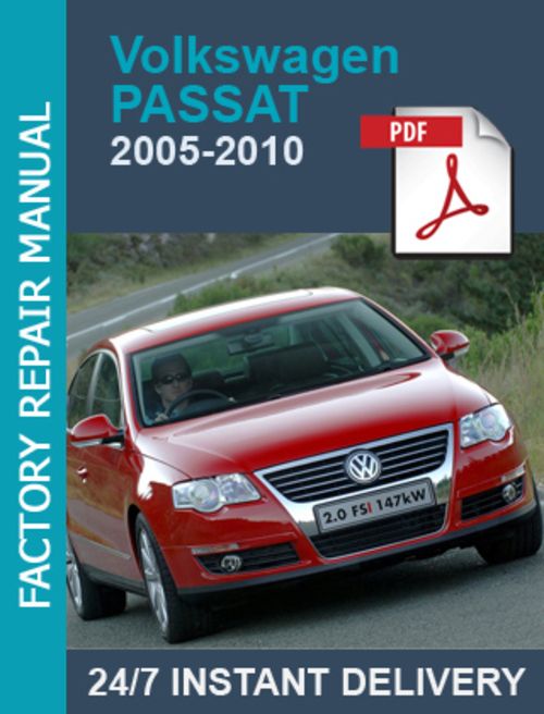 download Volkswagen VW Passat B6 workshop manual