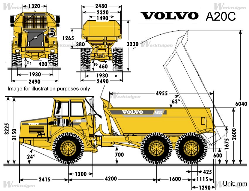 download Volvo A20C Articulated Dump Truck able workshop manual