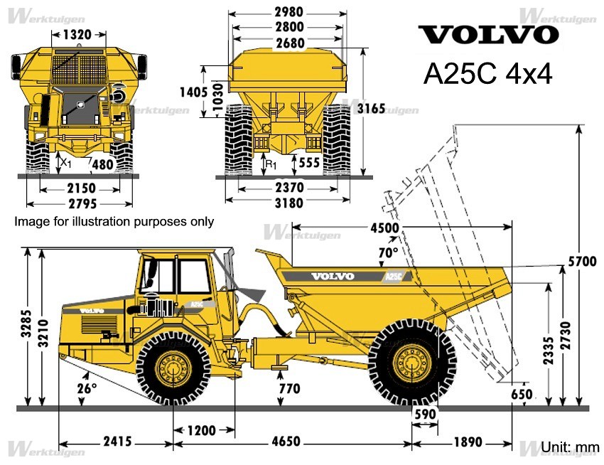 download Volvo A25C Articulated Dump Truck able workshop manual