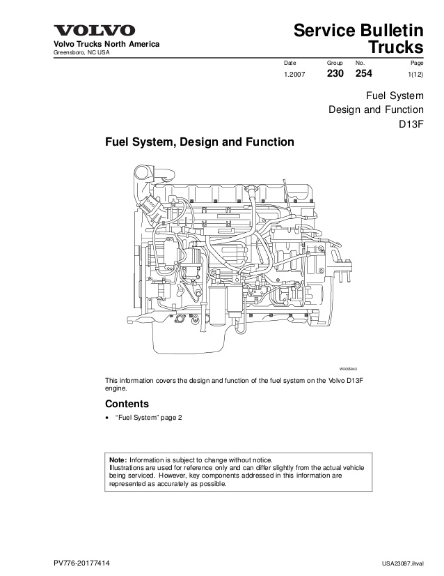 download Volvo FM FH D13 Truck workshop manual