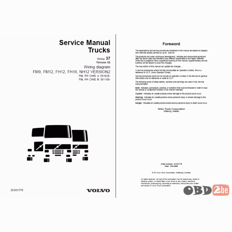 download Volvo Trucks FM FH NH12 VERSION2 workshop manual