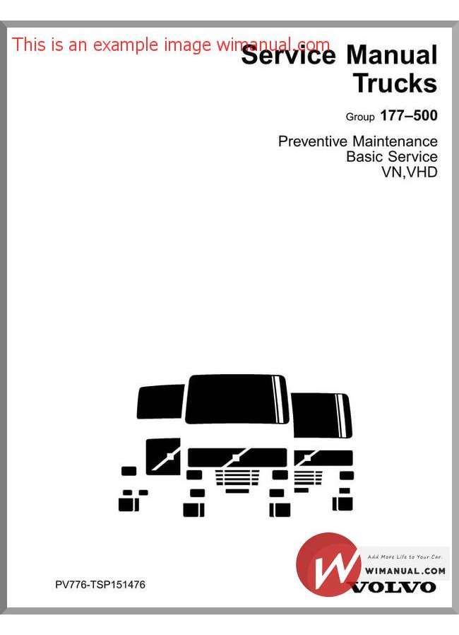 download Volvo Trucks VN VHD workshop manual